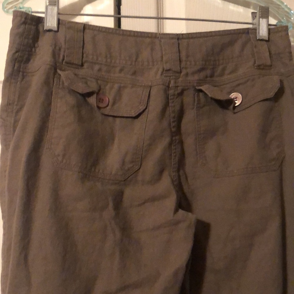 Christopher & Banks size 6 Linen/Rayon Capris - Picture 3 of 6